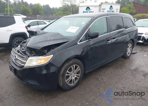 2011 Honda Odyssey Exl from USA, damaged, VIN 5FNRL5H66BB093616